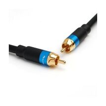 BlueRigger Dual Shielded Subwoofer Audio RCA Cable with Gold plated conn... - $59.00