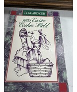 Longaberger Pottery Spring EASTER Cookie Mold Mama and Baby Bunny W/Box ... - $26.59 CAD