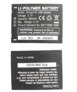 Battery T1287-2000 For Sierra 595U 875U 880U 881U Aircard Modem Sprint O... - $130.61 MXN