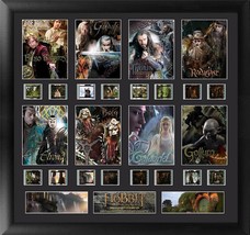 The Hobbit An Unexpected Journey Large Character Film Cell Montage - £170.63 GBP+