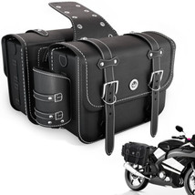 2 Pack Waterproof Motorcycle Saddlebag with A Cup Holder and Two Passwor... - $222.08