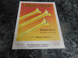 Fanfare Royale Piano Duet 1 Piano 4 Hands by C Michael Ehrhardt - £2.36 GBP