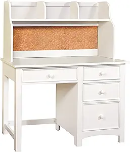 Furniture of America Alaia White 2-Piece Desk and Hutch Set - $1,167.99