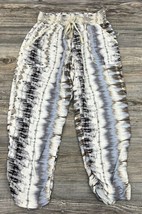 Anna Rayon Cropped Pants Lightweight, Pull-On, Bohemian, Hippie Women&#39;s ... - $22.57