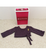 Retired American Girl Doll Isabelle&#39;s purple WRAP SWEATER GOTY F7361-BF1A - €8,54 EUR
