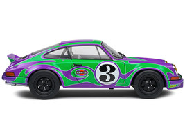 1973 Porsche 911 RSR #3 &quot;Purple Hippy Tribute&quot; &quot;Competition&quot; Series 1/18 Diecast - £78.33 GBP