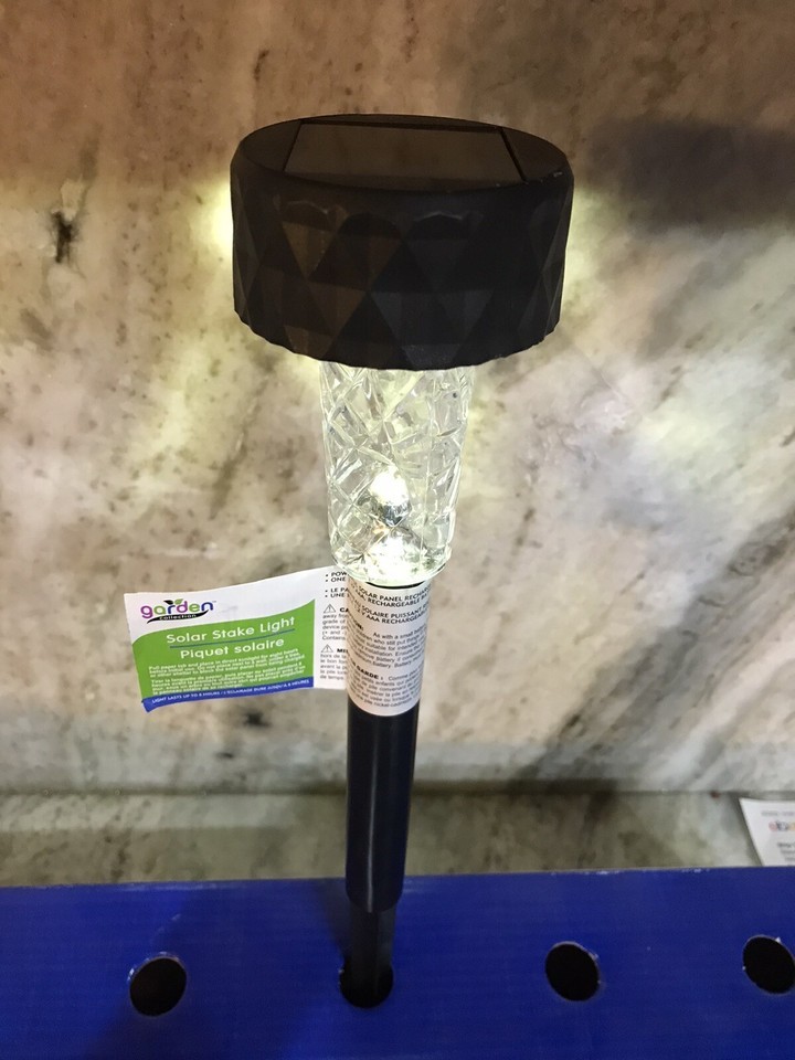 Garden Collection Solar Stake Light. Black ShipN24hours-Ready To Use - $9.78