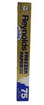 VTG 80s NOS Reynolds Plastic Coated Freezer Paper 75 sq ft  1985 - $14.95