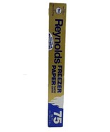VTG 80s NOS Reynolds Plastic Coated Freezer Paper 75 sq ft  1985 - $290.12 MXN