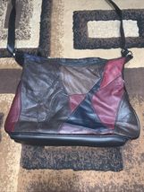 Woman's Covington Multi Color Patch Adjustable Strap Pocketbook - $24.75