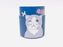 Starbucks Blue Night Cherry Blossom Sakura Japan Cat Sleeve Ceramic Mug 14Oz - £71.38 GBP