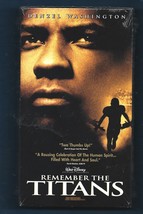 Factory Sealed VHS-Remember the Titans-Denzel Washington, Will Patton - $14.00
