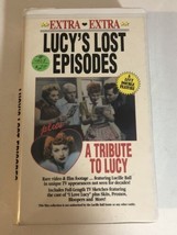 Lucy’s Lost Episodes VHS Tape Big Clamshell Lucille Ball A Tribute To Lucy - £6.18 GBP