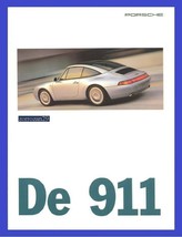 1997 PORSCHE 911 VINTAGE COULEUR BROCHURE DE VENTE &#39;&#39;De 911&#39;&#39; - PAYS-BAS... - $18.11
