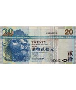 Hong Kong $20 Dollar HKG &amp; Shanghai Bank Corp Ltd CA996278 Banknote 1 Ja... - $93.11 MXN