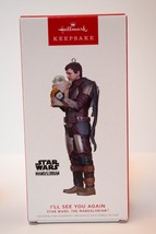 Hallmark I&#39;ll See You Again  Star Wars  Mandalorian Keepsake Ornament 2022 - £16.50 GBP