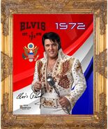 ELVIS PRESLEY  16x20Framed Print From The Early &#39;70s High quality photo. - $1,975.58 CAD
