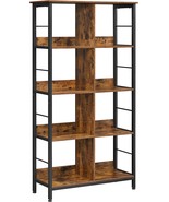 Vasagle Compartment Bookshelf, 4-Tier Bookcase With 8 Open Slots, Display - £102.71 GBP