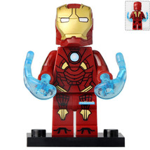 Iron Man Mk 9 Marvel Superhero Custom Printed Lego Compatible Minifigure Bricks - £2.38 GBP