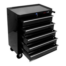 5 Drawers Multifunctional Tool Cart With Wheels-Black - £171.51 GBP