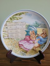 Wedgewood Peter Rabbit 2000  calender Plate Made In England - $14.01