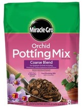 Miracle-Gro Orchid Potting Mix Coarse Blend, 8 qt., Feeds Up To 6 Months - £12.95 GBP