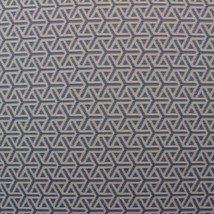 Ballard Designs Geo Blue Sunbrella Ivory Geometric Outdoor Fabric By Yard 54&quot;W - £19.68 GBP