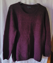 Women&#39;s Love Ellie Sweater Plus Size 3X Burgandy Long Sleeve Winter Warm... - $17.99