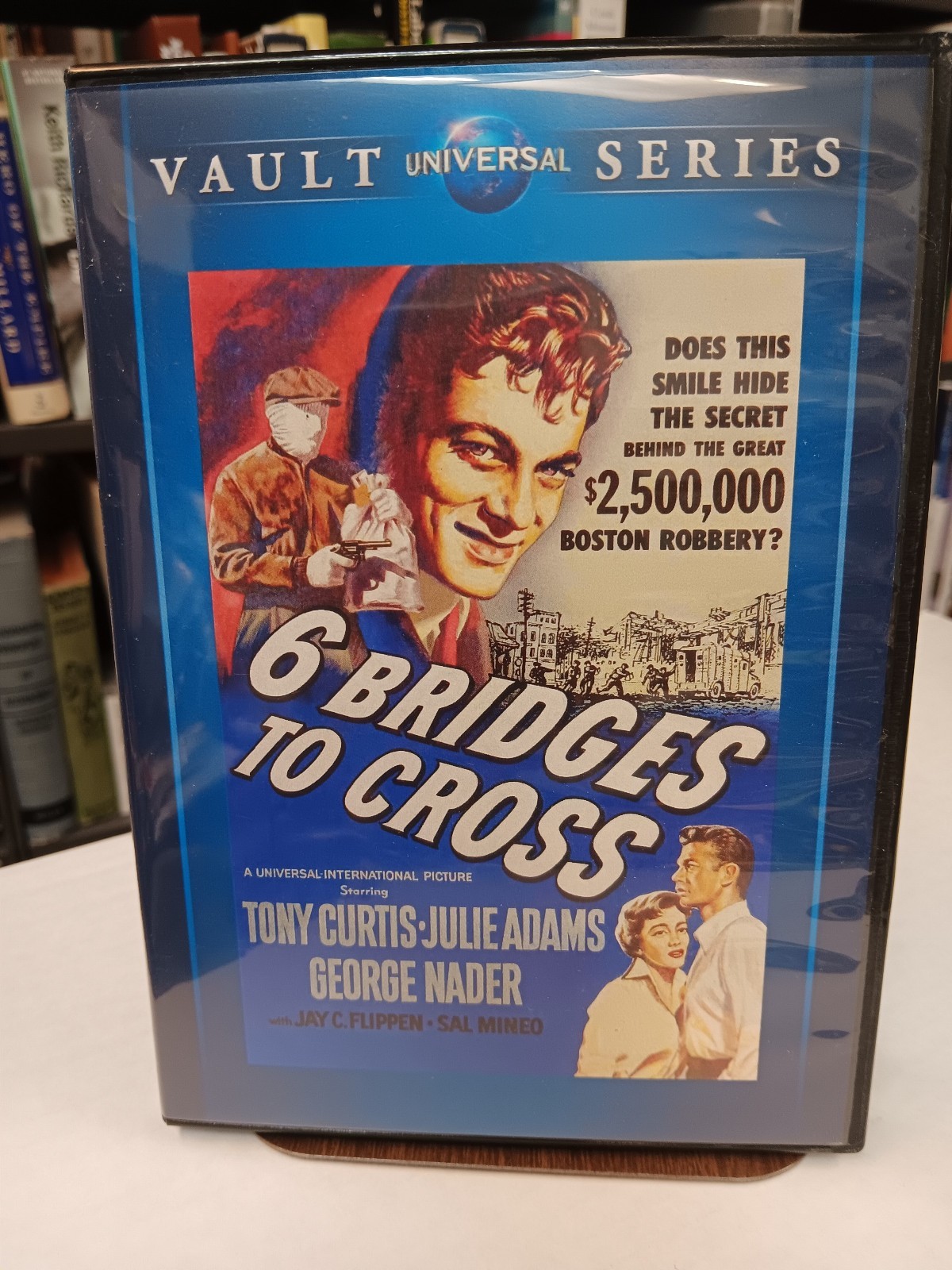 6 Bridges to Cross DVD 1955 Tony Curtis Sal Mineo Great Brink&#39;s Robbery EXC - $19.79
