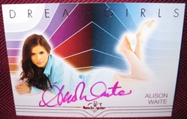 2016 BENCHWARMER DREAMGIRLS AUTOGRAPH ALISON WAITE PINK FOIL - £8.96 GBP