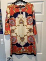 Julie Brown Women&#39;s Midi Dress with Ornate Baroque Print - $54.45