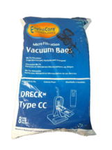 Vacuum 8 Oreck Type CC Envirocare Upright XL Vacuum Bags New Unopened - $10.55