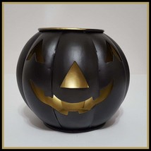 NEW RARE Pottery Barn 5&quot; Mini Black Metal Jack O Lantern - £47.95 GBP