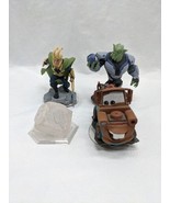 Lot Of (4) Disney Infinity Characters Mater Loki Green Goblin Monster Inc  - $24.42 CAD