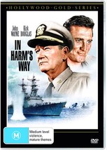 In Harm&#39;s Way DVD | John Wayne, Kirk Douglas | Region 4 - $11.66