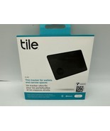 Tile Tracker Slim Thin Universal Bluetooth Tracker Black T1601N T1601S NEW - $19.75