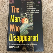 The Man Who Disappeared Mystery Paperback Book by Edgar Bohle Dell Books 1960 - £9.74 GBP