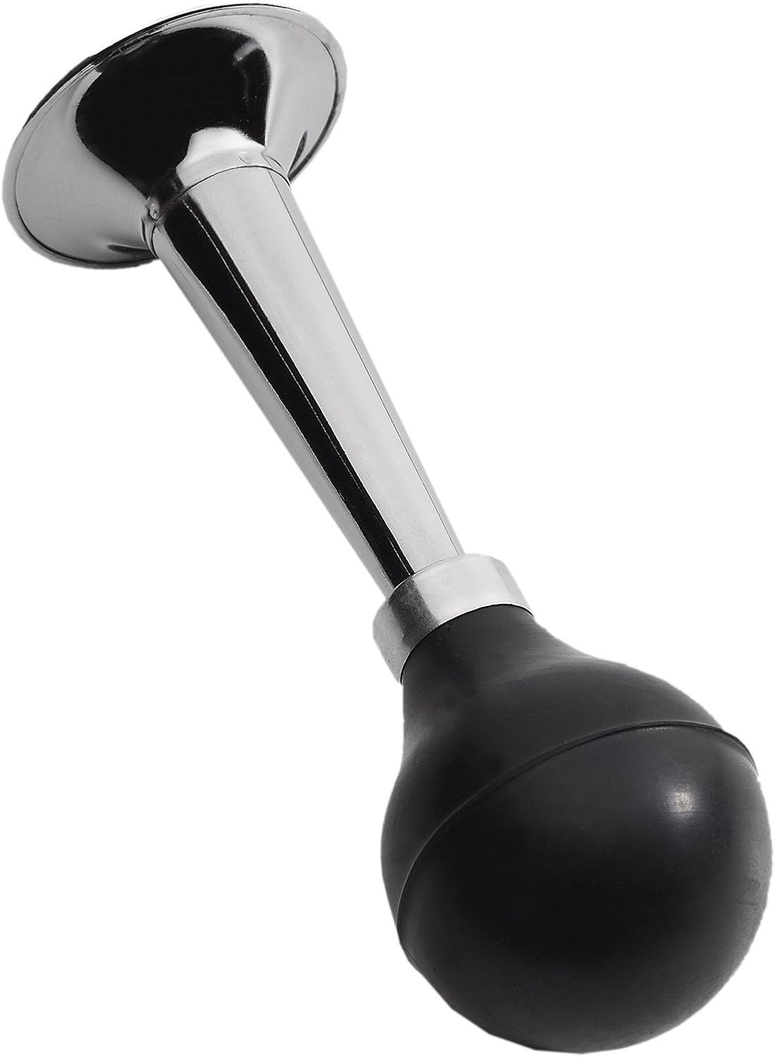 FORUM SHINY SILVER METAL CLOWN HORN w/ RUBBER BALL CLOWN PROP ACCESSORY 31048 Item image 3