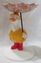 Bath &amp; Body Works Candle Holder 3-Wick Holder SILLY GOOSE umbrella raingear - $93.49