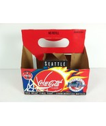 Final Four 1995 Seattle Coca Cola Coke 6 Pack 8oz Size Bottles CARDBOARD... - £7.76 GBP