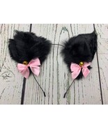 Cosplay Girl Plush Furry Cat Ears Headwear Accessory for Cam Girl Party ... - £9.62 GBP