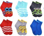 SESAME STREET ELMO COOKIE MONSTER 10-Pack Quarter Socks Ages 1-2 (Shoe S... - $13.39