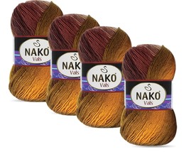 Nako Vals,Knitting Yarn,(4Balls) Each Skein(Ball) 3.53 Oz (100g),You can use it  - £20.87 GBP