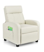 Ergonomic PU Leather Kids Recliner Lounge Sofa for 3-12 Age Group-White ... - €151,16 EUR