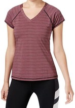 allbrand365 designer Womens Striped V Neck Top Size X-Small Color Brown - £26.98 GBP