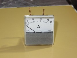 Ammeter vintage meter 0-25a us-new - $29.99