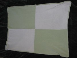 Koala Baby White Green Sweater Knit Knitted Blanket Unisex Square Rectangle - $34.64