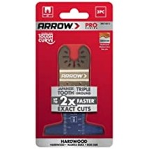 Arrow Fastener Osc105-3 Ground Tooth Power Curve Hardwood Blade, 2-1/2 Inch - £26.73 GBP