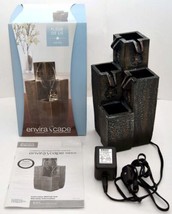 NEW HoMedics Fleur-De-Lis Envirascape Bronze Indoor Relaxation Water Fou... - $27.67
