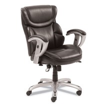 Srj Supports Up To 300 Lbs. Task Chair - Brown/Silver New - £304.38 GBP